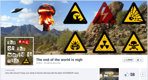 The end of the world is nigh - Mahoney Web Marketing