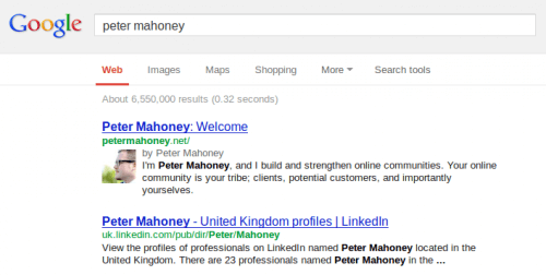 Guess who's number 1 baby yeah!!11one! - Mahoney Web Marketing